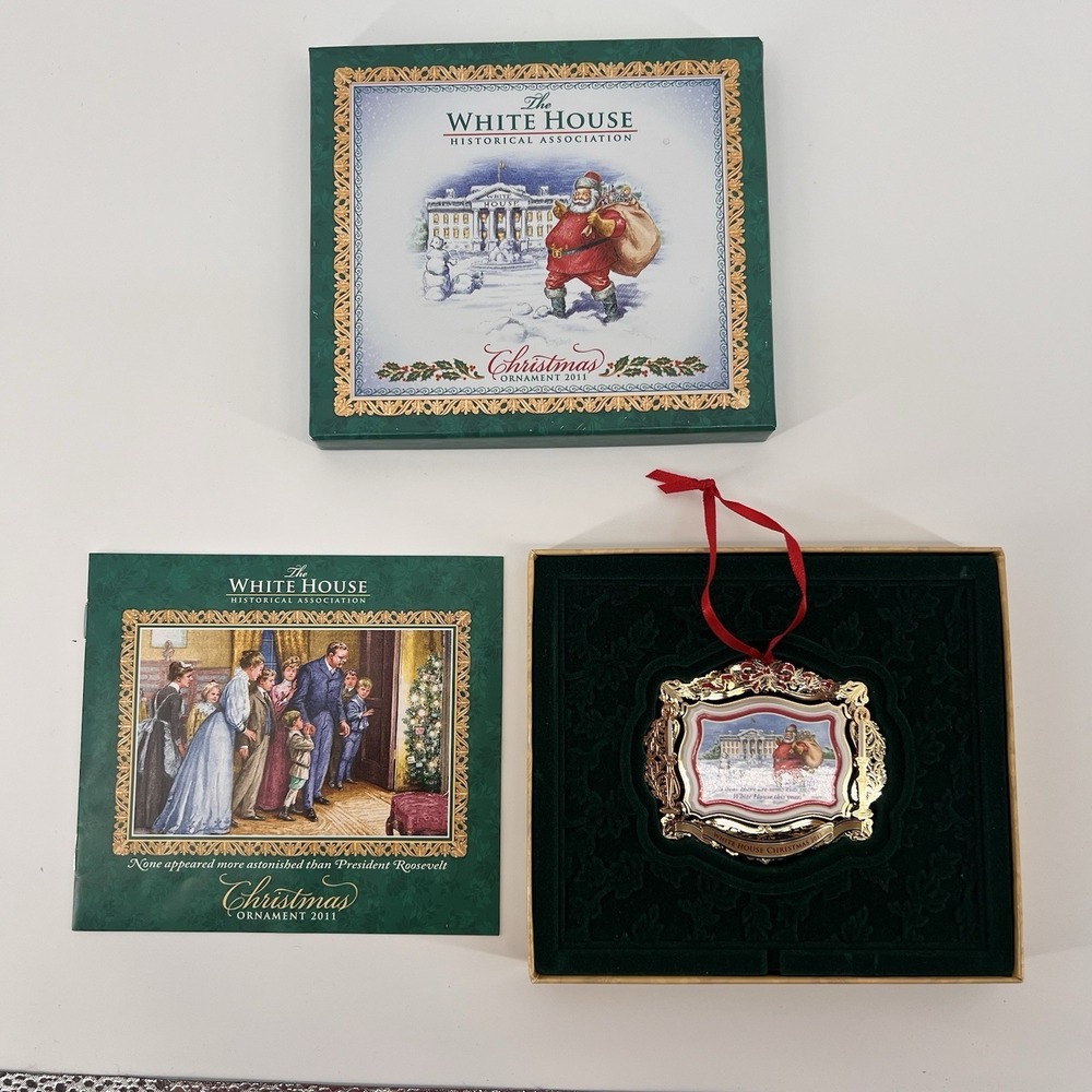 2011‎ White House Historical Association Christmas Ornament President Holiday